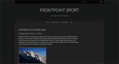 Desktop Screenshot of frontpoint-sport.com